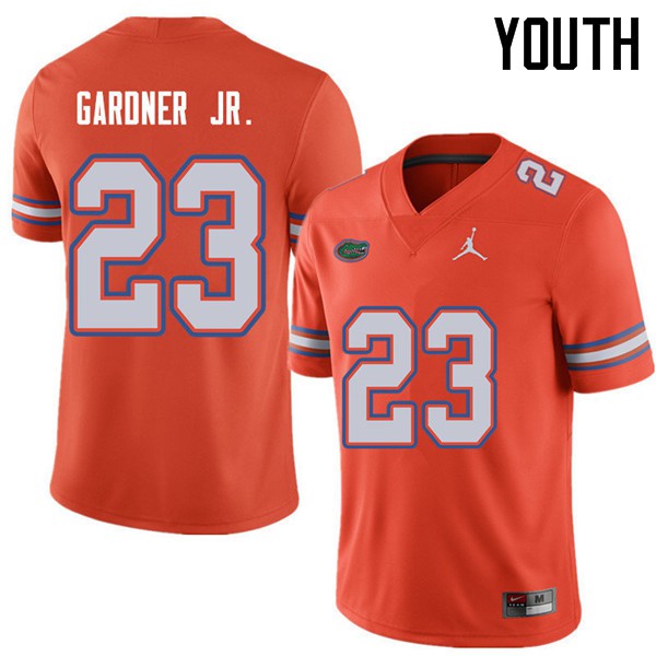 Jordan Brand Youth #23 Chauncey Gardner Jr. Florida Gators College Football Jerseys Orange